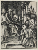 KG 00559
<br/>
Pilatus wast zijn handen in onschuld
<br/>
<em>Dürer, Albrecht (1471-1528)</em>